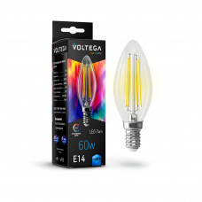 Лампа Voltega Crystal SLVG10-C35E14cold7W-FHR