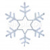 Фигура световая "Снежинка" цвет белый, без контр. размер 55*55см NEON-NIGHT, SL501-334