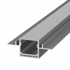 Алюминиевый профиль Design LED без видимой рамки LG35, 2500 мм, анодированный SL00-00010361 LG35-R